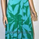 $258 New BCBG Max Azria Leprechaun Green Long Jersey Maxi Dress L