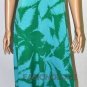 $258 New BCBG Max Azria Leprechaun Green Long Jersey Maxi Dress L