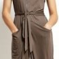 $178 New BCBG Max Azria Dusty Olive Rayon Cocktail Party Dress NWT XS