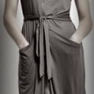$178 New BCBG Max Azria Light Heather Grey Rayon Cocktail Party Dress NWT XS