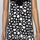 $208 New BCBG Max Azria Sleeveless Grochet Neck Short Jersey Party Dress M