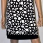 $208 New BCBG Max Azria Sleeveless Grochet Neck Short Jersey Party Dress M