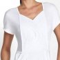 $228 New BCBG Max Azria "Doree" Rayon Cotton White Knit Cocktail Dress M