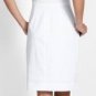 $228 New BCBG Max Azria "Doree" Rayon Cotton White Knit Cocktail Dress M