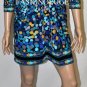 $218 New BCBG Max Azria Blue Jade Faux Wrap Party Dress LP