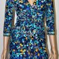 $218 New BCBG Max Azria Blue Jade Faux Wrap Party Dress XSP