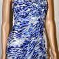 $258 New BCBG Max Azria One Shoulder Pleated Silk Chiffon Short Party Dress 8