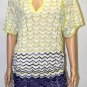 $228 New BCBG Max Azria Silk Rayon Knit String Gathered Party Dress M