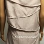 $328 New BCBG Max Azria Runway Mauve Rose "Celine" Silk Cocktail Dress L