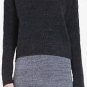 $148 New BCBG Max Azria "Ida" Dark Charcoal Knit Party Sweater Top NWT M