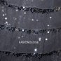 $368 New BCBG Max Azria Black Strapless Tiered Sequin Cocktail Dress 10P