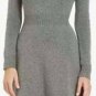 $198 New BCBG Max Azria "Nellie" Heather Grey Cowl Neck Sweater Dress NWT S