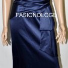 $368 New Max&Cleo by BCBG Strapless Peacoat Navy Blue Long Party Dress Gown 2