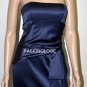 $368 New Max&Cleo by BCBG Strapless Peacoat Navy Blue Long Party Dress Gown 2