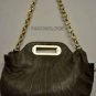 $398 New BCBG Max Azria Peuter Gold Leather Medium Hand/Shoulder Bag Purse OS