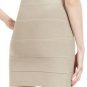 $138 New BCBG Max Azria "Simone" Khaki Textured Bandage Power Skirt NWT M