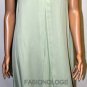 $498 New BCBG Max Azria Pistachio Green Silk Draped Back Cocktail Dress M
