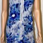 $298 New BCBG Max Azria "Marisol" Blue 100% Silk Zipper Cocktail Dress 2