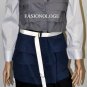 $298 New BCBG Max Azria "Ilkina" White Cotton Color Block Tiered Party Dress 8