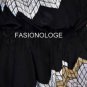 $298 New BCBG Max Azria Black One Shoulder Silk Ruffle Cocktail Dress S