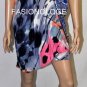 $268 New BCBG Max Azria Multi Combo 100% Silk Shift Party Dress XXS