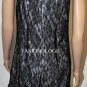 $398 New BCBG Max Azria Black Embellished Lace Cocktail Party Dress 6