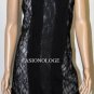 $398 New BCBG Max Azria Black Embellished Lace Cocktail Party Dress 6