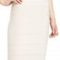 $148 New BCBG Max Azria "Alexa" Almond Balsam Bandage Cocktail Power Skirt NWT M