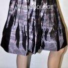 $482 New BCBG Max Azria Quail Combo A-Line Pleated Woven Silk Skirt ~0~