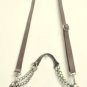 $298 New BCBG Max Azria Black Brown Leather Shoulder Hand Bag Purse  NS M S