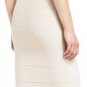 $148 New BCBG Max Azria "Alexa" Almond Balsam Bandage Cocktail Power Skirt XXS