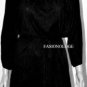 $418 New BCBG Max Azria Black 100% Cashmere Gold Knit Cocktail Sweater Dress S
