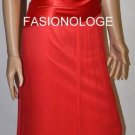 $268 New Max&Cleo by BCBG Mercury Red Strapless Satin Chiffon Cocktail Gown 2