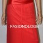$268 New Max&Cleo by BCBG Mercury Red Strapless Satin Chiffon Cocktail Gown 2