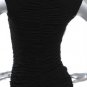 $258 New BCBG Max Azria Black Shirred Embellished Cocktail Party Top NWT XS
