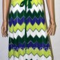 $378 New BCBG Max Azria Halter Silk Knit Belted Long Party Dress NWT L