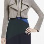 $248 New BCBG Max Azria Moss Faux Suede Motorcycle Coat Jacket NWT M