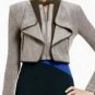 $248 New BCBG Max Azria Moss Faux Suede Motorcycle Coat Jacket NWT M