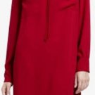 $198 New BCBG Max Azria "Darell" New Red Chiffon Crepe Cocktail Party Dress XS
