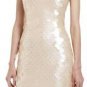 $448 New BCBG Max Azria "Sonja" Rose Whisper Paillette Cocktail Party Dress 2