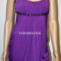 $378 New BCBG Max Azria Orchid Embellished Acetate Cocktail Party Dress 2