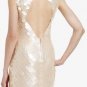 $448 New BCBG Max Azria "Sonja" Rose Whisper Paillette Cocktail Party Dress 4