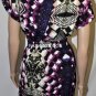 $208 New BCBG Fuschia Berry Print Shift Cocktail Party Dress S