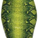 $228 New BCBG Max Azria "Simone" Bright Lime Snake Skin Bandage Power Skirt XS