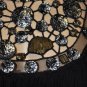 $578 New BCBG Max Azria Black Silk Chiffon Sequin Cut Out Cocktail Party Dress 4