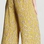 $268 New BCBG Max Azria "Maddison" Dill Leopard Cocktail Party Jumpsuit NWT L