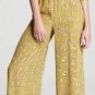 $268 New BCBG Max Azria "Maddison" Dill Leopard Cocktail Party Jumpsuit NWT S