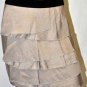 $188 New BCBG Max Azria Khaki Black Tiered Ruffle Party Skirt 4