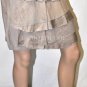 $188 New BCBG Max Azria Khaki Black Tiered Ruffle Party Skirt 2