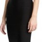 $148 New BCBG Max Azria "Alexa" Black Bandage Power Skirt XXS
